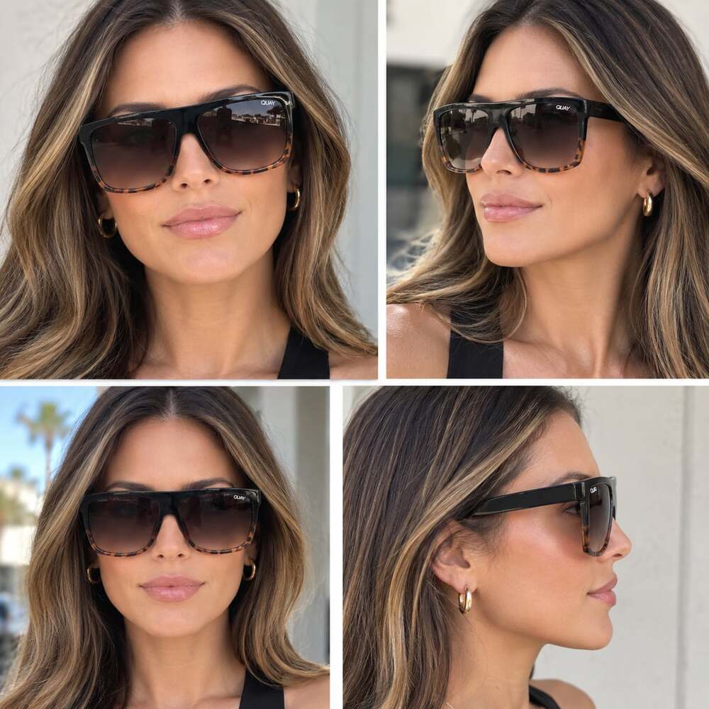 Quay Australia OTL II Sunglasses Tortoise Brown Fade